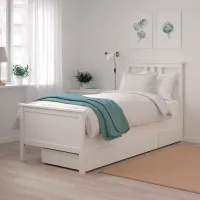 Pat Ikea Hemnes Lonset 2 90 x 200 cm / Masiv / White photo 5