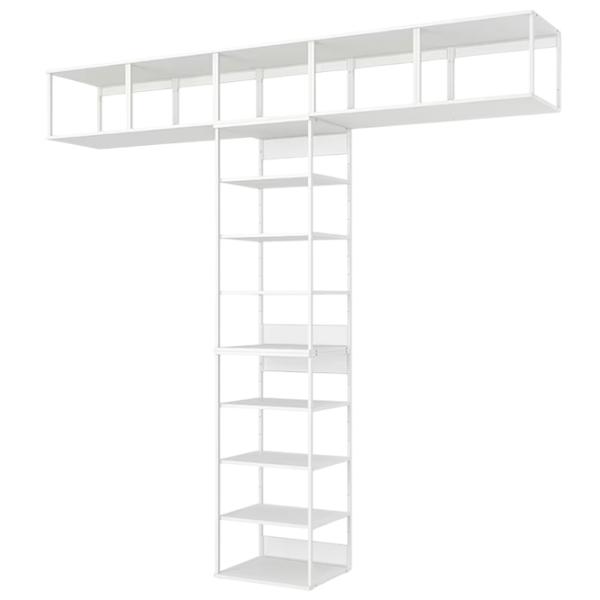 Стеллаж Ikea Platsa 300 x 281 x 42см cm / Сталь / White photo 1