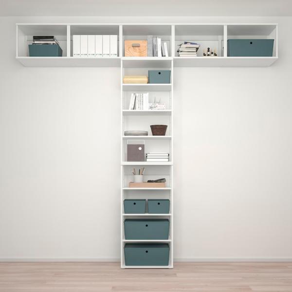 Стеллаж Ikea Platsa 300 x 281 x 42см cm / Сталь / White photo 3