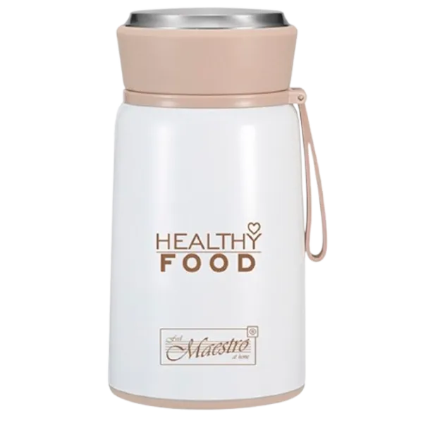 Пищевой термос Maestro Bright City Mr-1646-53 Белый 0.53л photo 1 Пищевой термос Maestro Bright City Mr-1646-53 Белый 0.53л photo 1