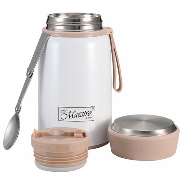 Пищевой термос Maestro Bright City Mr-1646-53 Белый 0.53л photo 5 Пищевой термос Maestro Bright City Mr-1646-53 Белый 0.53л photo 5