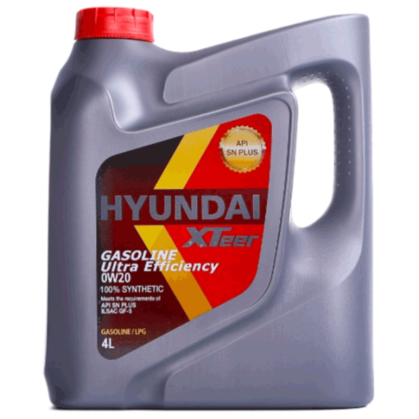 Ulei de motor Hyundai Gasoline Ultra Efficiency 0W-20 4l sintetic photo 1