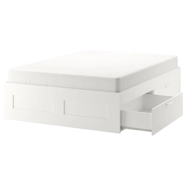 Pat Ikea Brimnes Luroy 140 x 200 cm / Masiv / White photo 1