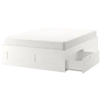 Pat Ikea Brimnes Luroy 140 x 200 cm / Masiv / White