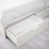 Кровать Ikea Brimnes Luroy 140 x 200 см / Массив / Белый photo 3