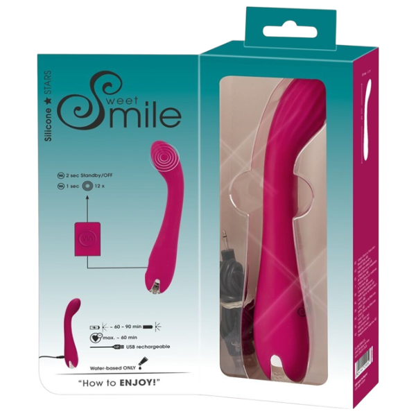 Вибратор Sweet Smile G-Spot Vibrator Розовый photo 7 Вибратор Sweet Smile G-Spot Vibrator Розовый photo 7