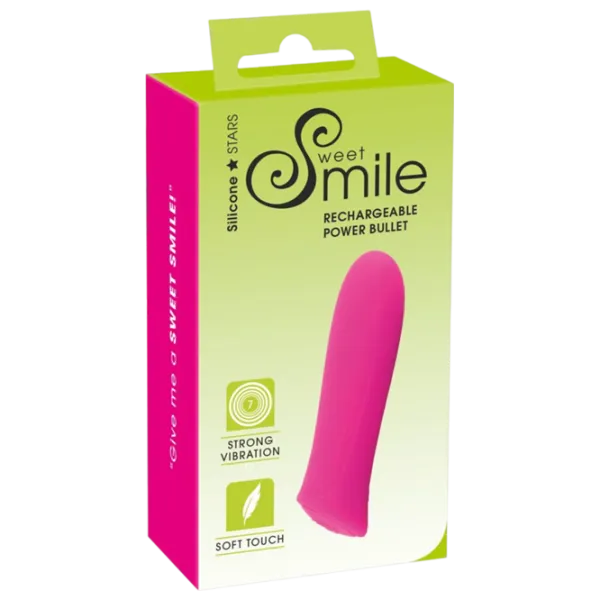 Вибратор Sweet Smile Power Bullet Розовый photo 6 Вибратор Sweet Smile Power Bullet Розовый photo 6