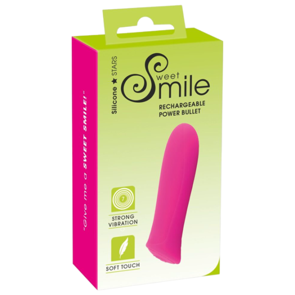 Вибратор Sweet Smile Power Bullet Розовый photo 6 Вибратор Sweet Smile Power Bullet Розовый photo 6