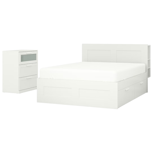 Pat Ikea Brimnes 140 x 200 cm / PAL / White photo 1