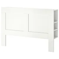 Кровать Ikea Brimnes 140 x 200 см / ЛДСП / Белый photo 2