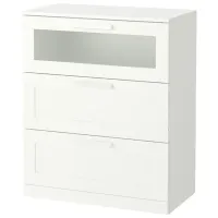 Кровать Ikea Brimnes 140 x 200 см / ЛДСП / Белый photo 4