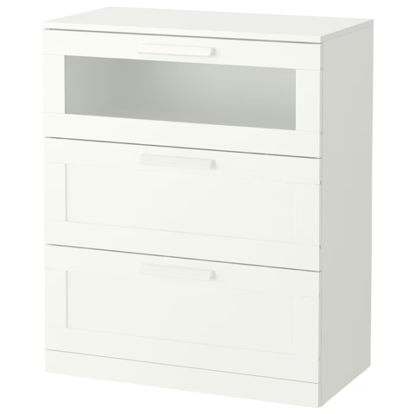 Кровать Ikea Brimnes 3 160 x 200 см / ЛДСП / Белый photo 3