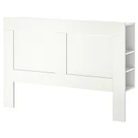 Кровать Ikea Brimnes 3 160 x 200 см / ЛДСП / Белый photo 4