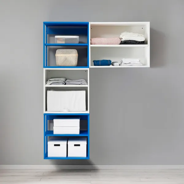 Etajeră Ikea Platsa 182 x 140 x 42 cm / PAL / White Kalbaden photo 2 Etajeră Ikea Platsa 182 x 140 x 42 cm / PAL / White Kalbaden photo 2