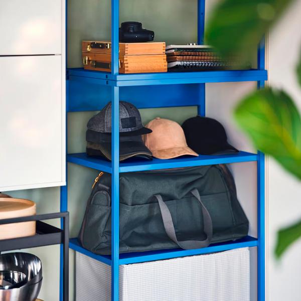 Etajeră Ikea Platsa 120 x 60 x 40 cm / Oțel / Blue photo 4 Etajeră Ikea Platsa 120 x 60 x 40 cm / Oțel / Blue photo 4