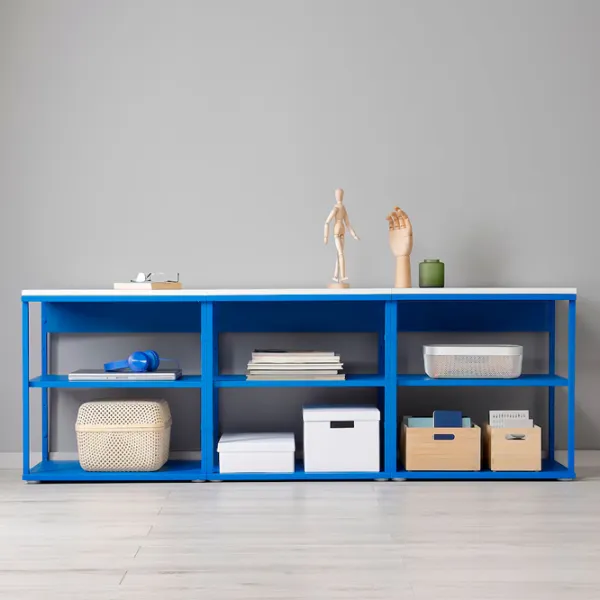 Etajeră Ikea Platsa 63 x 180 x 42 cm / PAL / Blue photo 2 Etajeră Ikea Platsa 63 x 180 x 42 cm / PAL / Blue photo 2