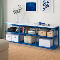 Стеллаж Ikea Platsa 63 x 180 x 42см cm / ЛДСП / Синий photo 3