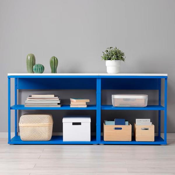 Etajeră Ikea Platsa 63 x 140 x 42 cm / PAL / Blue photo 2 Etajeră Ikea Platsa 63 x 140 x 42 cm / PAL / Blue photo 2