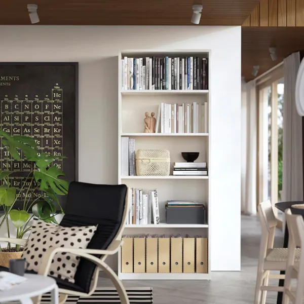 Стеллаж Ikea Tonstad 201 x 81 x 37см cm / ЛДСП / White photo 2