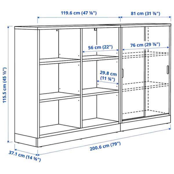 Etajeră Ikea Tonstad 116 x 201 x 37 cm / PAL / White photo 2 Etajeră Ikea Tonstad 116 x 201 x 37 cm / PAL / White photo 2