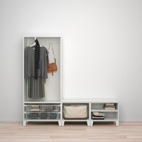 Шкаф Ikea Platsa 200 x 42см x 191 / ДСП / Белый photo 2