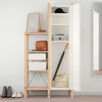 Шкаф Ikea Ivar 40 x 30см x 160 / Металл / Белый photo 4