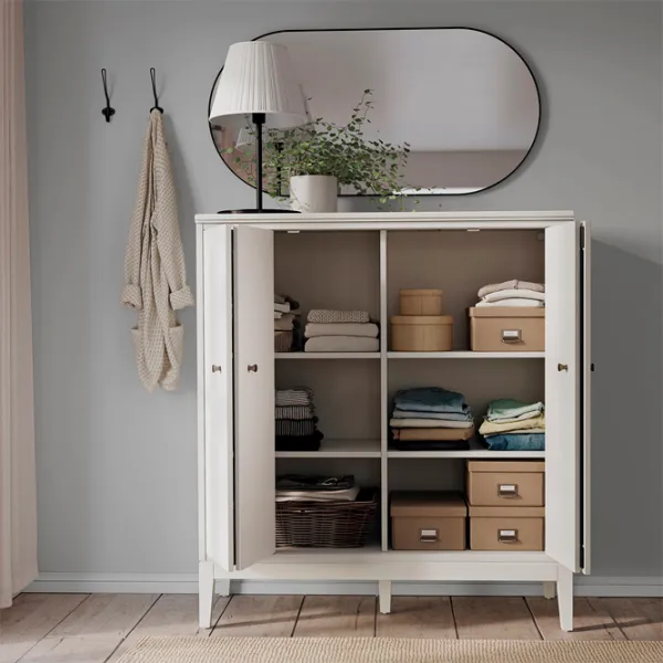 Dulap Ikea Idanas 121 x 47 x 135 / DSP / Alb photo 2