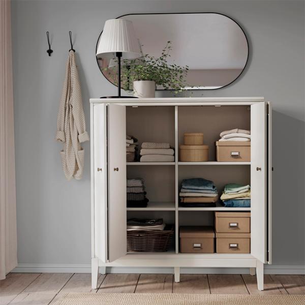 Dulap Ikea Idanas 121 x 47 x 135 / DSP / Alb photo 2
