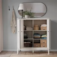 Шкаф Ikea Idanas 121 x 47см x 135 / ДСП / Белый photo 2