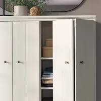Шкаф Ikea Idanas 121 x 47см x 135 / ДСП / Белый photo 3