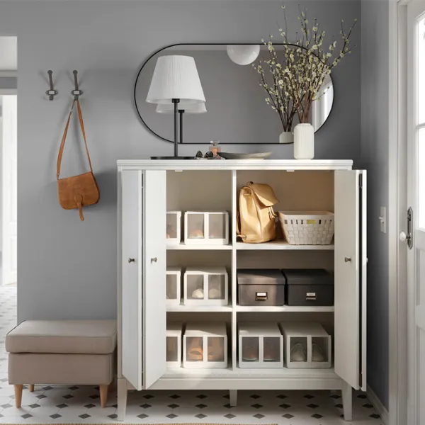 Dulap Ikea Idanas 121 x 47 x 135 / DSP / Alb photo 5