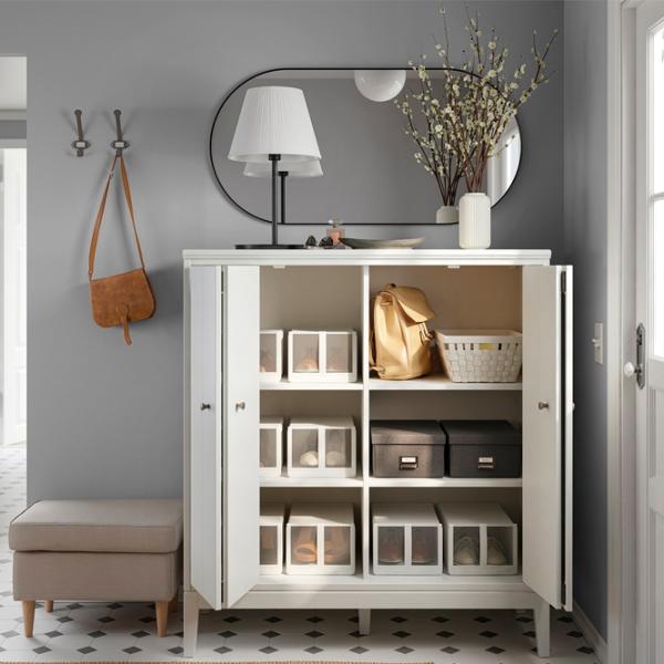 Dulap Ikea Idanas 121 x 47 x 135 / DSP / Alb photo 5