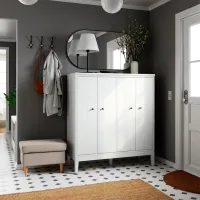 Шкаф Ikea Idanas 121 x 47см x 135 / ДСП / Белый photo 7