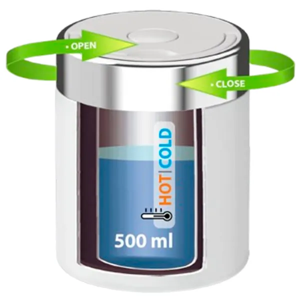 Пищевой термос Maestro DC Mr-1649-75 Разноцветный 0.75л photo 5 Пищевой термос Maestro DC Mr-1649-75 Разноцветный 0.75л photo 5