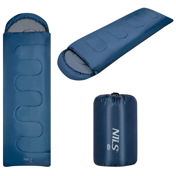 Спальный мешок Nils Camp NC2107 L Polyester / Синий Grey photo 2