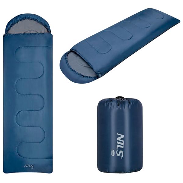 Спальный мешок Nils Camp NC2107 L Polyester / Синий Grey photo 2