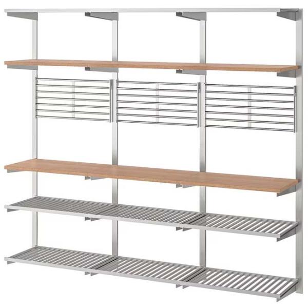 Etajeră Ikea Kungsfors  Inox / Placaj  photo 1 Etajeră Ikea Kungsfors  Inox / Placaj  photo 1