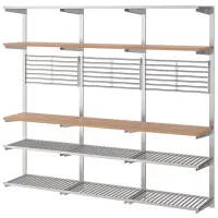 Etajeră Ikea Kungsfors  Inox / Placaj 