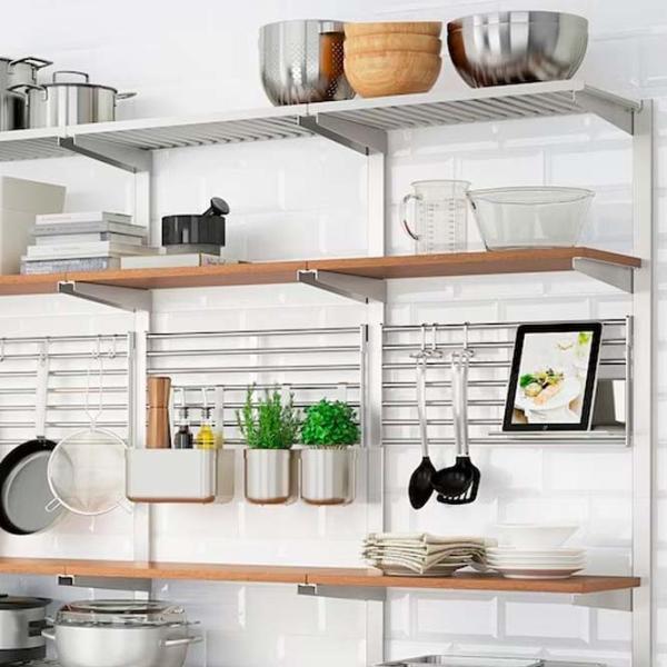 Etajeră Ikea Kungsfors  Inox / Placaj  photo 4 Etajeră Ikea Kungsfors  Inox / Placaj  photo 4