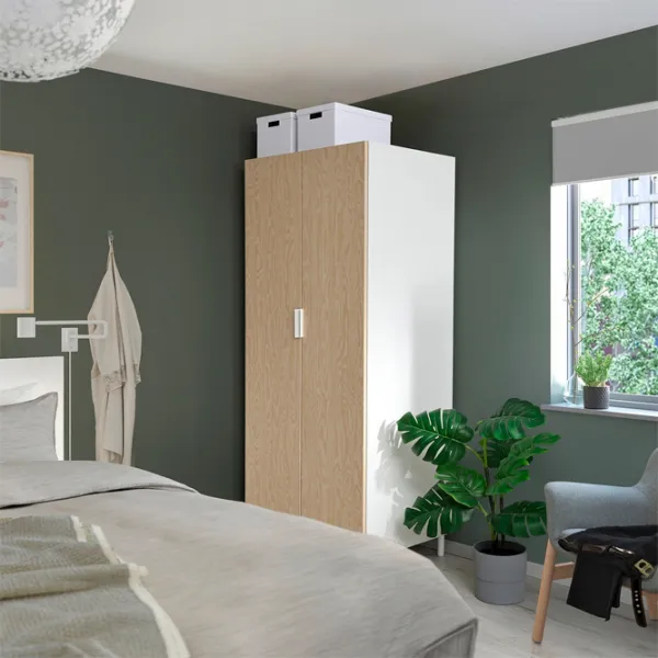 Dulap Ikea Platsa 80 x 57 x 191 / DSP / Alb photo 3