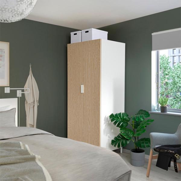 Dulap Ikea Platsa 80 x 57 x 191 / DSP / Alb photo 3