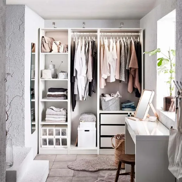 Etajeră Ikea Pax White / MDF photo 3