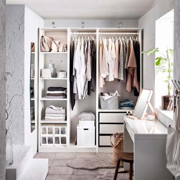 Etajeră Ikea Pax White / MDF photo 3