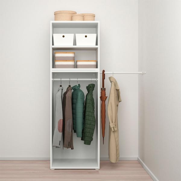 Dulap Ikea Platsa 107 x 57 x 181 / DSP / Alb photo 2