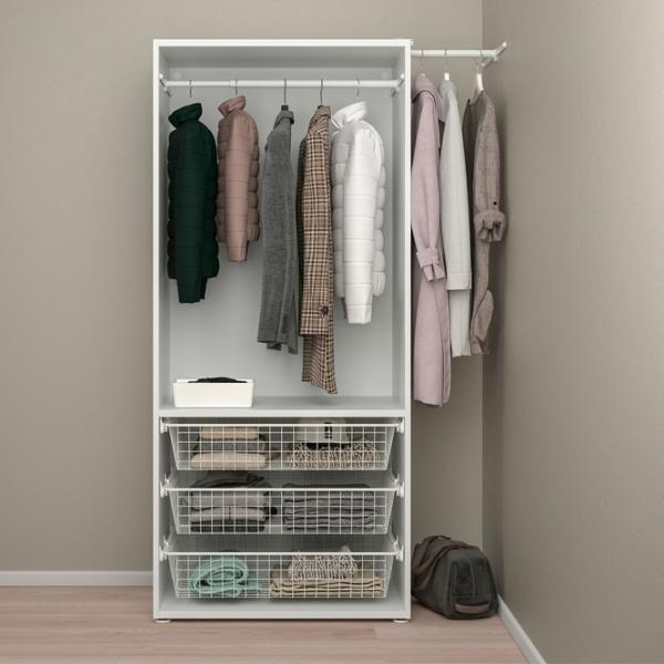 Dulap Ikea Platsa 127 x 57 x 181 / DSP / Alb photo 3