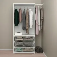 Dulap Ikea Platsa 127 x 57 x 181 / DSP / Alb photo 3