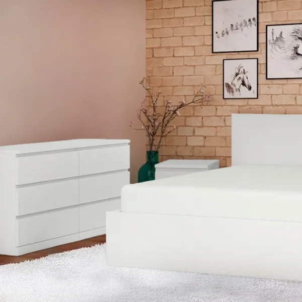 Pat Ikea Malm 4 140 x 200 cm / Furnir / White photo 7