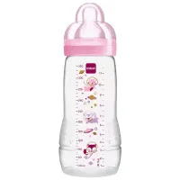 Бутылочка для кормления MAM Easy Active Space Adventure Для девочек / 0.33л / Розовый