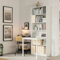 Стеллаж Ikea Billy 202 x 80 x 84см cm / Массив сосны / White photo 3