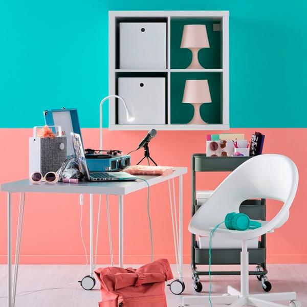 Masă de birou Ikea Linnmon/Krille PAL/ White photo 5